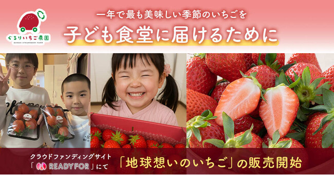 子ども食堂に一年で最も美味しい季節のいちごを届けるために