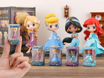 ディズニープリンセスの精巧なフィギュアをミニサイズに！ガシャポン(R)『Disney Q posket ミニチュアコレクション』！