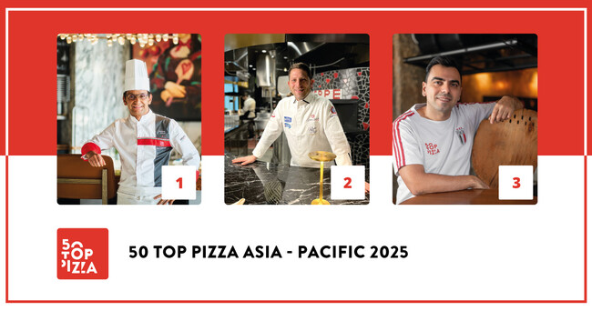 50 TOP PIZZA ASIA - PACIFIC 2025 頂点に3年連続で輝いたのは「ピッツァバー on 38th」（東京）2025年のアジア太平洋地域におけるベストピッツェリアを受賞