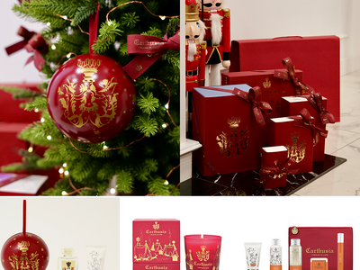 Carthusiaから、この冬、ホリデーコレクションが登場。大人の品格を添えるオーナメントに、フレグランスとハンドクリームをセット。
