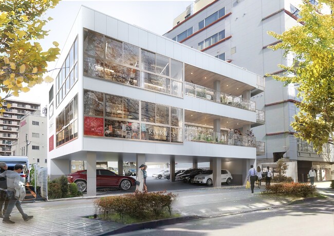 仙台・広瀬通駅前に空中店舗を開発、着工企業所有地の有効活用を図る「（仮称）フィル・パーク仙台広瀬通駅前プロジェクト」が始動