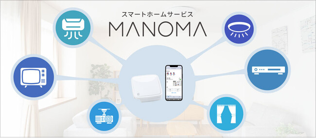 スマートホームサービス「MANOMA」～スマート家電リモコンのプリセット対応機器にエアコン、テレビ、レコーダー、照明など35機種を一挙追加