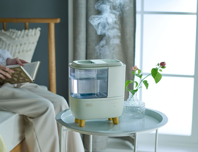 蒸気で清潔に潤す、スチーム式加湿器が新登場!「Toffy スチーム式加湿器<1.8L>」発売