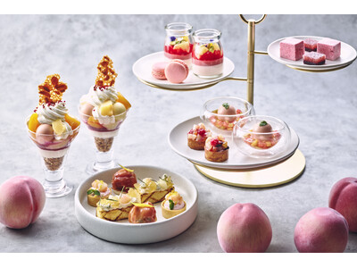 【ホテルインディゴ東京渋谷】桃のみずみずしい味わいを愉しむピーチアフタヌーンティーを、6月1日（月）より提供開始。