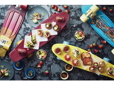 ホテルインディゴ東京渋谷 スケートボードで魅せるストロベリーアフタヌーンティー