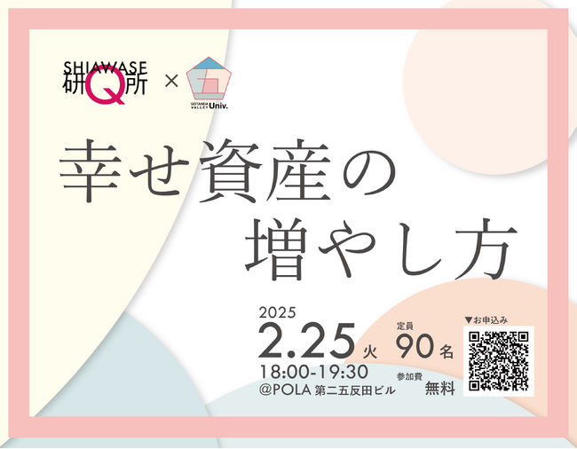 五反田バレーユニバーシティ×ポーラ幸せ研究所 出版記念授業『幸せ資産の増やし方』