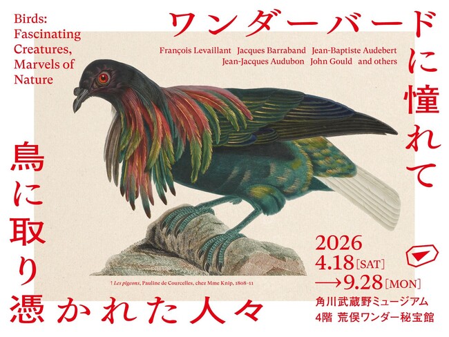 プレスリリース「カメラのない時代に、本物を写しとった執念の博物画　19世紀の人々が憧れて描いた「鳥」にまつわる荒俣宏コレクションを一挙公開　「ワンダーバードに憧れて　鳥に取り憑かれた人々」開催決定」のイメージ画像
