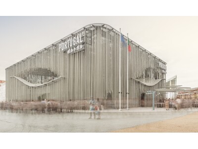 大阪・関西万博ポルトガル館で使用されたリサイクル漁網ロープを「TOWERZギャラリー」にて展示