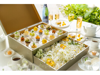 新緑が美しいグラングリーン大阪で楽しむ初夏のアフタヌーンティー　彩り豊かなスイーツが並ぶ「Early Summer Palette」が５月１日（金）より提供スタート／ザ ジャクソン ガーデン