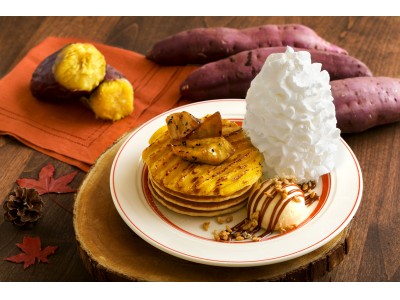 Eggs ’n Thingsより秋の味覚”安納芋”を使ったパンケーキが登場！「スイートポテトパンケーキ」2019年9月2日（月）～9月30日（月）期間限定販売