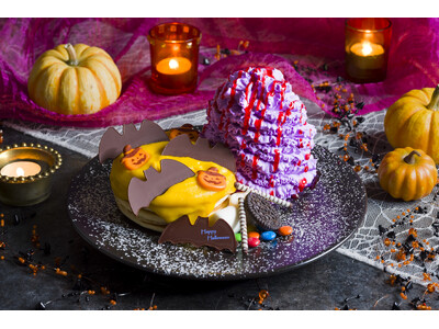 【Eggs ’n Things】ハロウィンを彩る限定パンケーキが登場！「ブラディ・ハロウィンパンケーキ」「ハロウィンドリンク」10月16日（金）～10月31日（土）