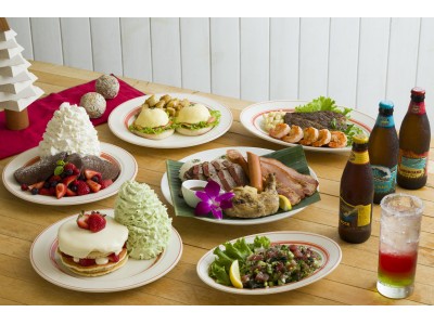 クリスマスケーキをイメージしたパンケーキも登場 ～Eggs 'n Thingsが