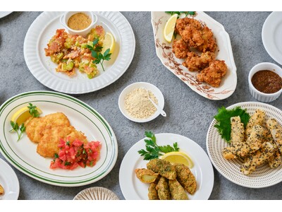 「旨だし香る ざくざくクリスピー粉」が新登場。スパイス香るざくざくした食感の衣になるブレッダー粉で、SP...