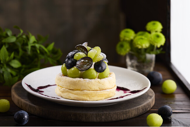 【高倉町珈琲】今年も「2色のぶどうのリコッタパンケーキ」が登場！毎年好評の「ぶどうフェア」は9月4日(木)からスタート！