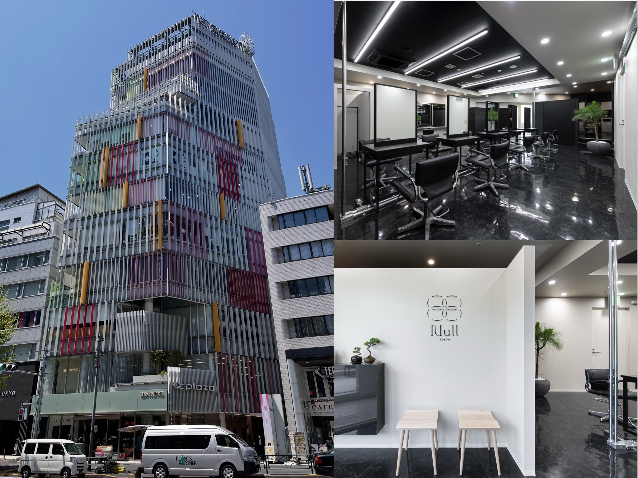 ブリーチカラー / デザインカラーの最前を走る美容室Nullが原宿エリアのランドマーク『Q Plaza HARAJUKU』内に三号店目となる『Null 神宮前店』をオープン