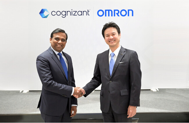 コグニザントとオムロン、独自のワンストップIT-OT統合で、モノづくりの革新に向けた戦略的パートナーシップを提携