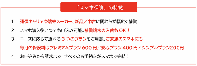 �X�}�z�ی��u�v���~�A���v�����v��񋟊J�n �`���z������X�}�[�g�t�H���Ɉ��S���A���z600�~�ōő�20���~�⏞�̐V�v�����`