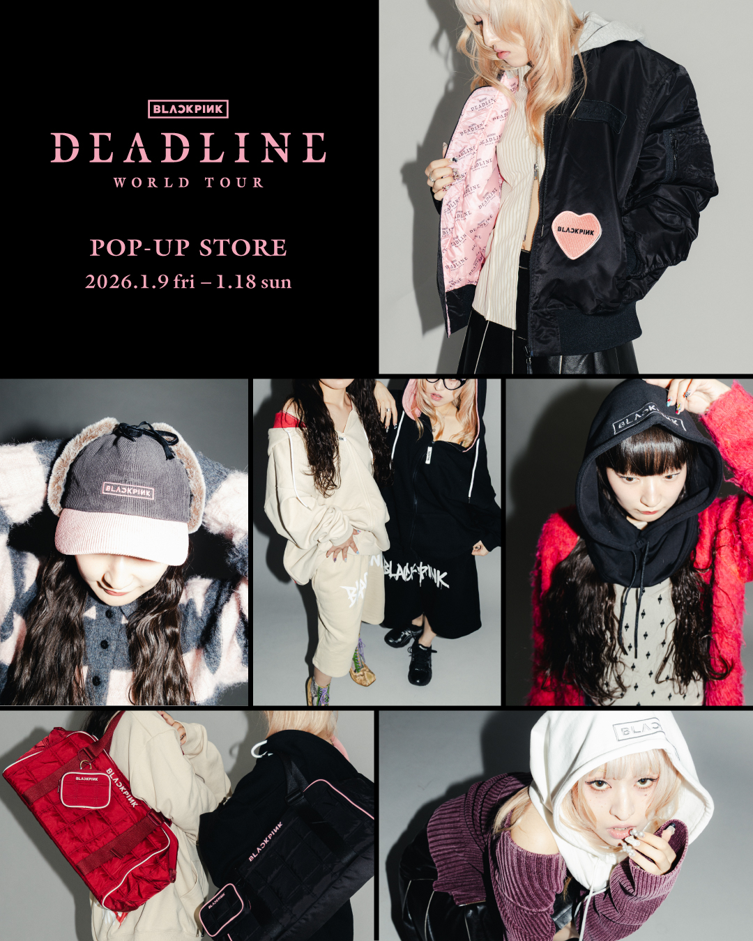 2026年1月9日（金）より『BLACKPINK WORLD TOUR ＜DEADLINE＞ IN JAPAN』 開催を記念し、『BLACKPINK POP-UP STORE』をビームス5店舗で展開