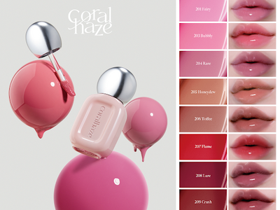 韓国発「Coralhaze（コーラルヘイズ）」8月7日(木)より待望の新商品『デュードロップティント8種』が登場！PLAZA・MINiPLA（一部店舗を除く）にて順次発売！