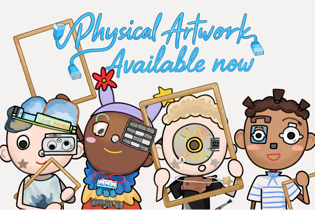 プレスリリース「長坂真護によるフィジカルアート作品、『Milly and Friends』ホルダー限定で受注開始」のイメージ画像