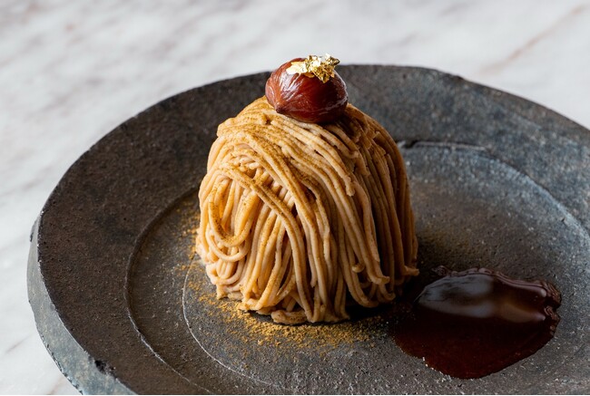 【INTERSECT BY LEXUS - TOKYO】秋限定の極上モンブラン「Chestnut × Shochu × Hojicha」を10月1日(木)より提供開始。