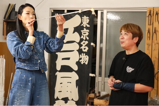 【ＢＳ日テレ】冨永愛 過去最高難易度の技に悪戦苦闘！江戸風鈴の涼やかな音色を生み出す極意とは