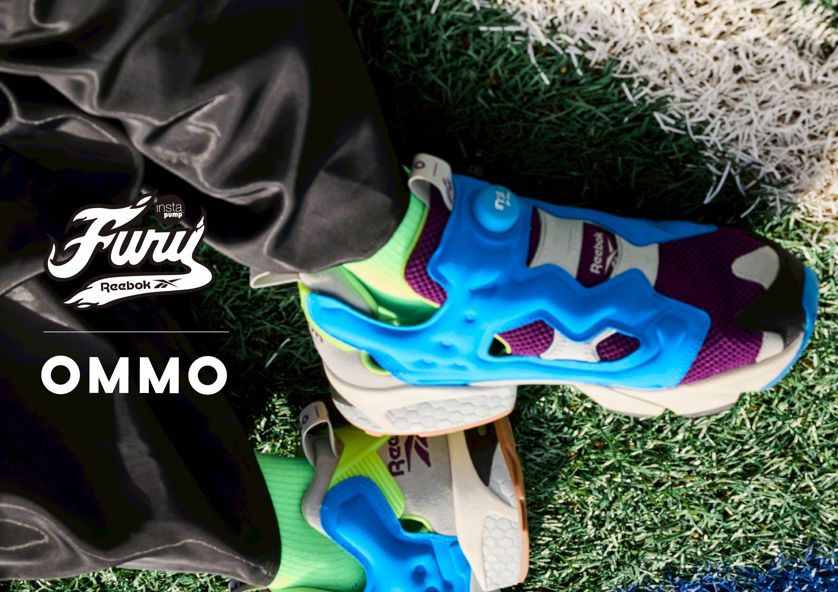 ReebokとOMMOが初のコラボレーション「INSTAPUMP FURY 9…