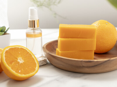 超人気生搾りオレンジジュース果皮のアップサイクル石鹸！リユースするエコ習慣を京都から