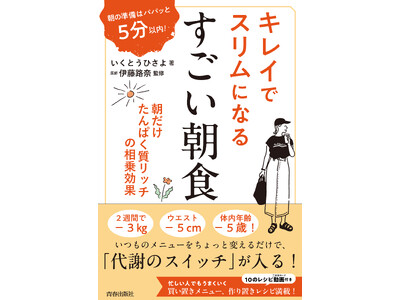 発売前から51媒体掲載！1000人以上を指導したダイエットコーチ・いくとうひさよ著『すごい朝食』が6月24日発売
