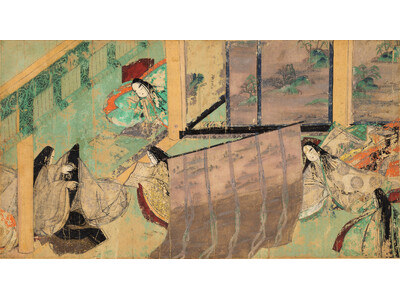 国宝「源氏物語絵巻」、現存最古の物語絵巻を名古屋の徳川美術館にて公開