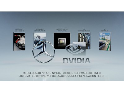 メルセデス・ベンツと NVIDIA、将来の車両に装備される、自動運転用のソフトウェア デファインド コンピューティング アーキテクチャを構築