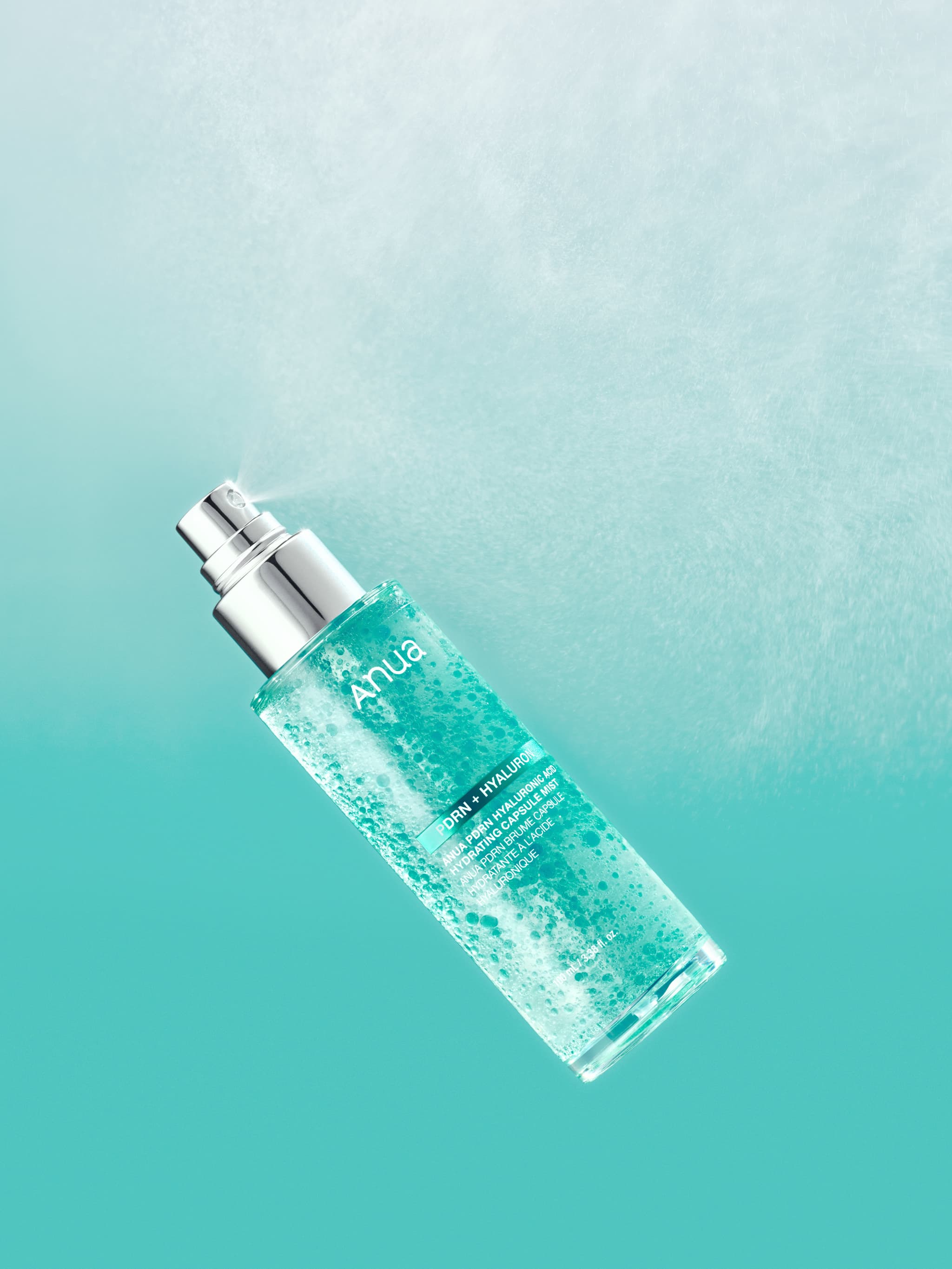 グローバルスキンケアブランドAnua PDRNシリーズから新製品が登場 うるおいを与えるビーズインミスト「PDRNヒアルロン酸ハイドレイティングミスト」