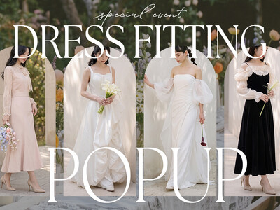 【BUYMA】1万円台以下の人気ドレスを実際に試せる！「DRESS FITTING POPUP」が東京・渋谷にて5日間限定オープン
