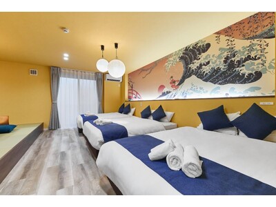 日本文化をテーマにした無人ホテルが、海遊館など人気の観光施設が集まり、USJにも好アクセスの大阪港エリアに誕生。COMPASS STAYが「the hotel OSAKA bay」の民泊運営を開始。