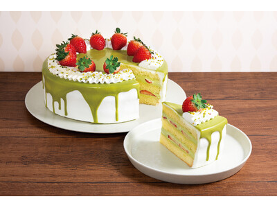 【椿屋珈琲・ダッキーダック】華やぐクリスマスにぴったりの「ピスタチオと苺のショートケーキ」が登場！