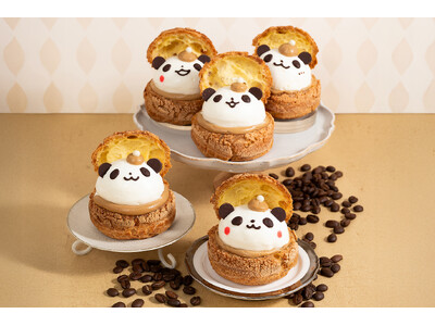 【椿屋珈琲・ダッキーダック】大人気の「パンダシュークリーム」がティラミス風味で新登場