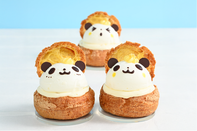 【椿屋珈琲・ダッキーダック】レモンがはじける「パンダシュークリーム」が新登場！