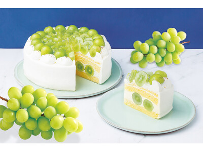 【椿屋珈琲】煌めく「シャインマスカットのショートケーキ」が新登場