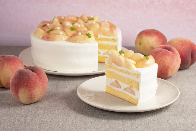 【ダッキーダック】心ときめく「桃のショートケーキ」が新登場！