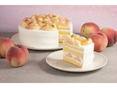 【ダッキーダック】心ときめく「桃のショートケーキ」が新登場！
