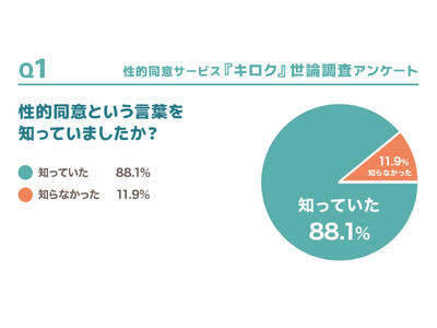 性的同意サービス『キロク』アンケート調査結果と男性目線動画について