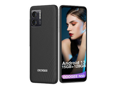 【50%オフ確定】DOOGEE N50 SIMフリー4Gスマホ 超大メモリ15GB 128GB　激安で7900円購入チャンス！在庫限り！