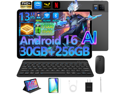 【Amazon タイムセール40％OFF】DOOGEE フルアクセサリー付属U13セット版 13インチ Android16タブレットが限定28,900円！キーボード・マウス・ペン・ケース・保護フィルム