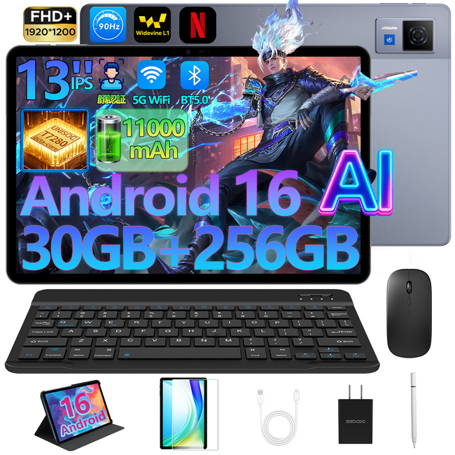�yAmazon�v���C���f�[42��OFF����z����5�_�A�N�Z�T���[�t�� DOOGEE U13 AI�^�u���b�g 13�C���`���ʁ~Android 16�~256GB ROM��42��OFF��27,455�~�I