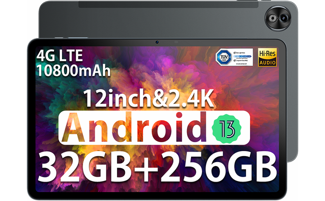 週末限定！】DOOGEE新品 32GB+256GB 12インチタブレット「T20 ULTRA