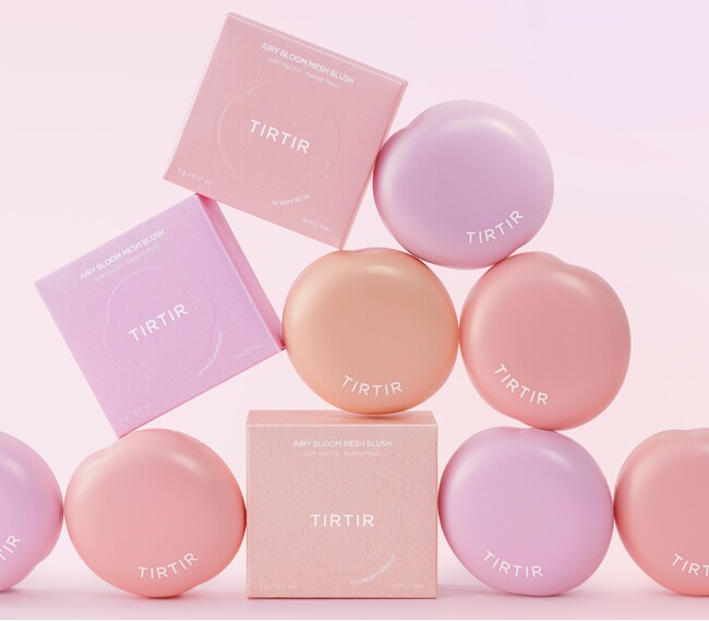 TIRTIR、新メッシュ型チーク「AIRY BLOOM MESH BLUSH」を発売