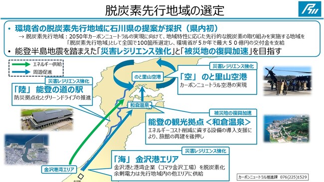 石川県が脱炭素先行地域に選定されました