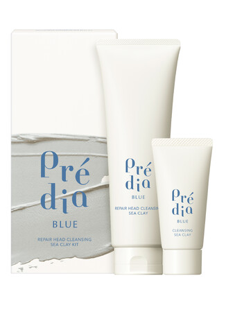 春のはじまりに揺らぎやすい頭皮と肌を、ミネラル豊富な海泥の力ですっきりオフ。澄みわたる髪と肌へ導く限定キットが「Predia BLUE」から登場。