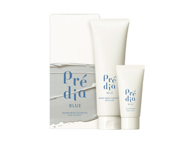 春のはじまりに揺らぎやすい頭皮と肌を、ミネラル豊富な海泥の力ですっきりオフ。澄みわたる髪と肌へ導く限定キットが「Predia BLUE」から登場。