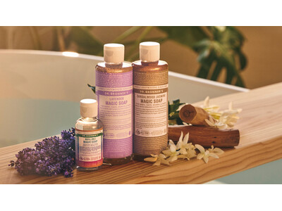 「ドクターブロナー マジックソープ スイートドリームセット」が公式オンラインストアで過去最高売上*を記録！発売3日で売上目標を250％達成